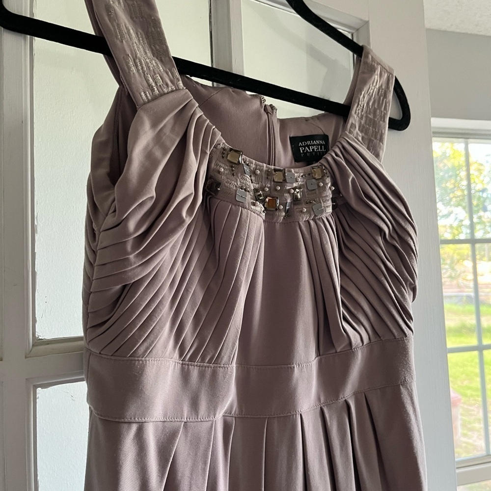 Lilac Adriana Papell cocktail dress - Picture 15 of 15